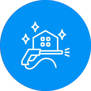 Icon representing professional pressure washing service